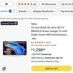 Sony Bravia 8 OLED TV 55”