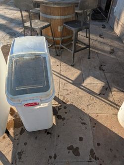 2 Commercial Rubbermaid Food Storage Bins 