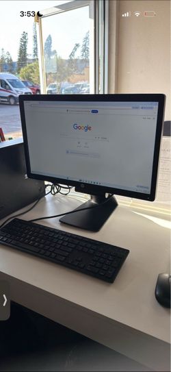 HP Desktop Monitor with Keyboard and Mouse