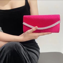 Pink Clutch Purse