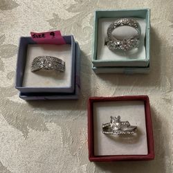 New Fashion Ring Wedding Sets Your Choice Size 9