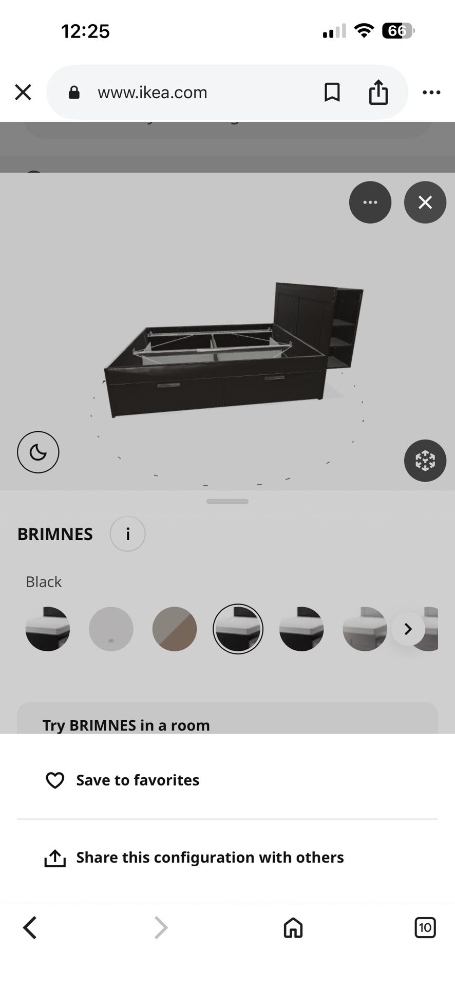 IKEA Bed frame Full-size With Drawer
