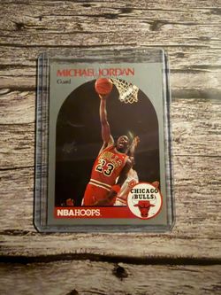 Michael Jordan 1990 NBA Hoops Basketball Card