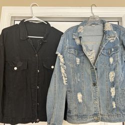 Two Jean jackets 