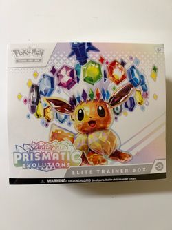 Pokemon Scarlet & Violet Prismatic Evolutions Elite Trainer Box