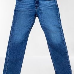 Women’s Levi Strauss Straight Leg Blue Jeans W34 L40