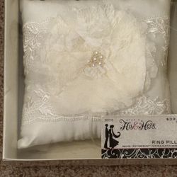 His & Hers Ring Pillow 