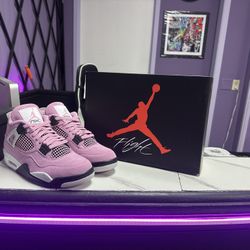 Jordan 4 Orchid 