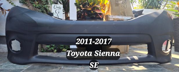 2011-2017 Toyota sienna SE front bumper new primed Blk OEM fitment