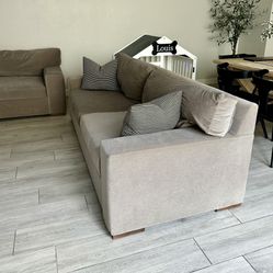 Living Spaces Sofa + Chair Set