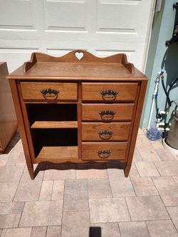 Solid Wood Oak Desk