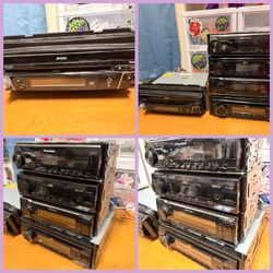 Single din car stereos $50 & 7inch touchscreen stereos $100