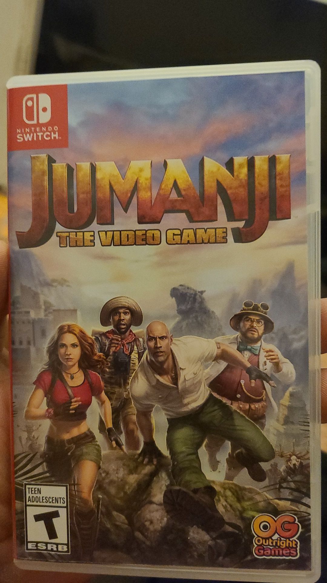 Jumanji the video game for Nintendo switch