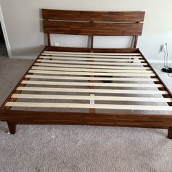 King Size Bed Frame & Night Stand