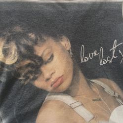 Women’s Rihanna White Size Medium Crop Top Blouse 