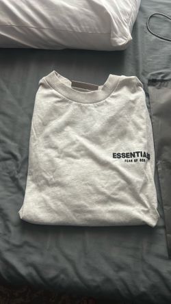 Essentials light oatmeal shirt size small