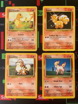 4 90’s era pokemon cards