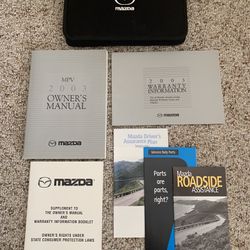 2003Mazda MPV Owner’s Manual