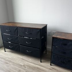 Black Dresser for Bedroom with 6 Drawers