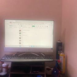 HP windows 11 Home PC W/ Wireless Keyboard And Mouse