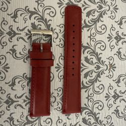 Ritche - Quick Release Genuine Leather Watch Bands - for Men - Red