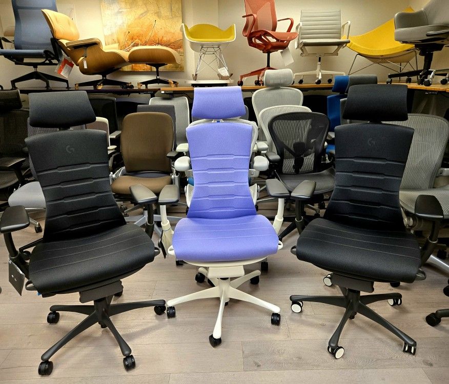 🔥BRAND NEW 2024🔥40% OFF🔥 HERMAN MILLER LOGITECH X GAMING EMBODY CHAIRS🔥ALL COLOR OPTIONS IN STOCK🔥PICK-UP🔥DELIVERY🔥SHIP🔥