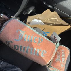 juicy couture orange barrel bag