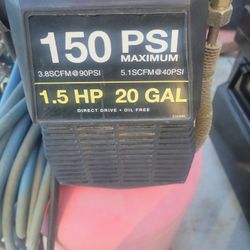 Air Compressor  Used But Works 