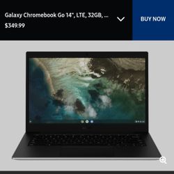 Galaxy Chromebook Go 14", LTE, 32GB, Silver (Verizon)