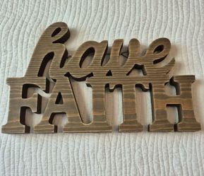 have faith Wall Plaque