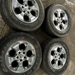 4 2018 jeep rubicon wheels with tires