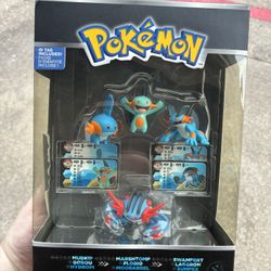 Pokemon Trainers Choice 4-Figure Gift Pack Mudkip Marshtomp Swampert and Mega Swampert