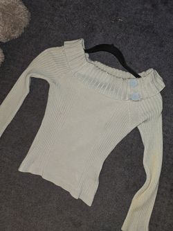 BEBE Cropped Fitted Sweater