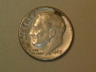 1963 Silver Roosevelt Dime