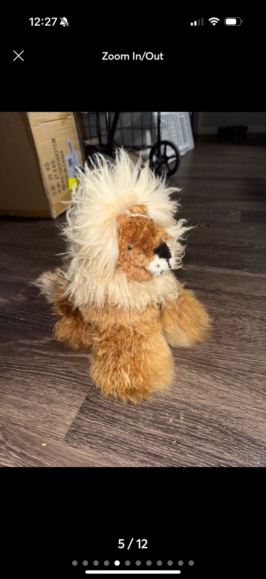 lion plush animal