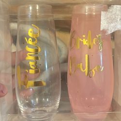 Bride To Be Champagne Flute Set