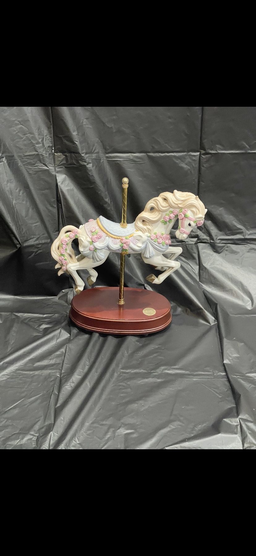 Carousel horse music box