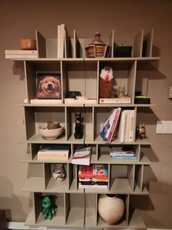Modern Wall-Mounted Modular Bookshelf