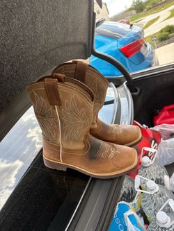 Woman’s Brown Leather Western Cowboy Boots