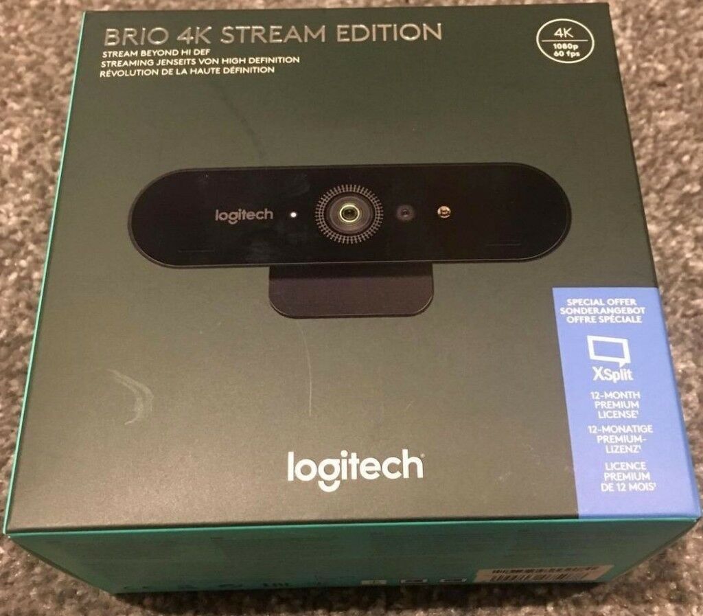 Logitech brio webcam