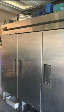 3 doors stainless steel commercial refrigerator