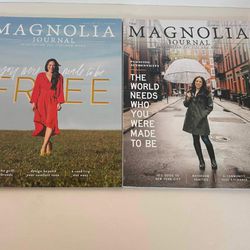 THE MAGNOLIA JOURNAL Magazine Issues 10 & 11 -Chip Joanna Gaines HGTV
