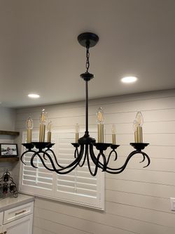 Black Maxax Chandelier Light Fixture