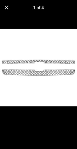 Chrome grill overlay