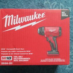 Milwaukee
M18 18V Lithium-Ion Cordless Compact Heat Gun (Tool-Only)