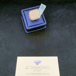 Ring Men 10k Gold Diamonds Real Big Real 