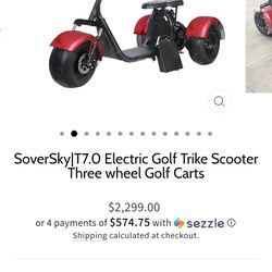 Electric Trike Scooter