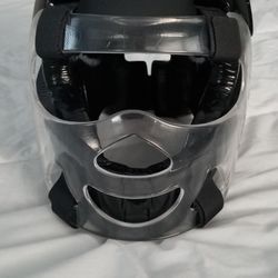 Karate helmet .