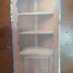 Hand Crafted Corner Cabinet