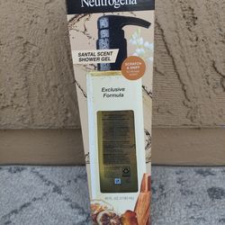 Neutrogena Shower Gel, Santal.  Scent, 40 FL Oz, New
